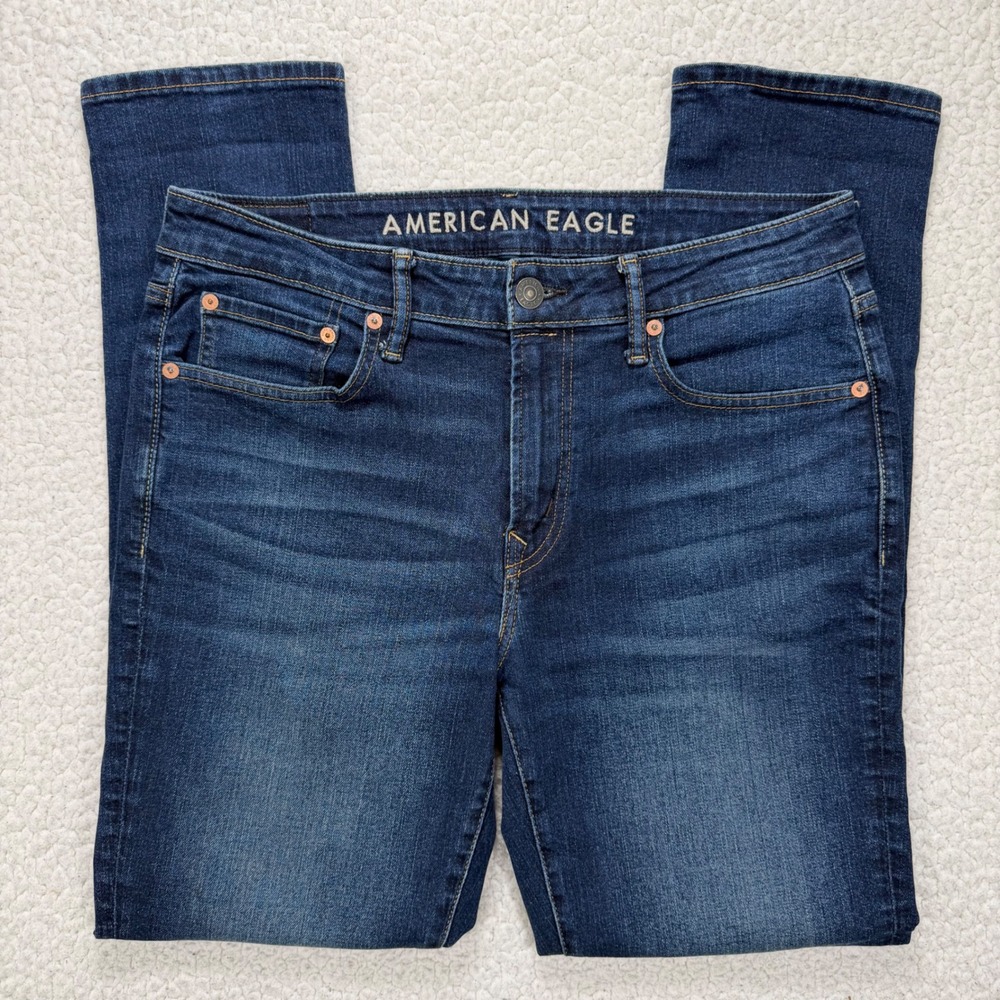 American Eagle Slim Jeans Mens 32x30 (Actual 32x29) Streetwear Grunge‎ Casual